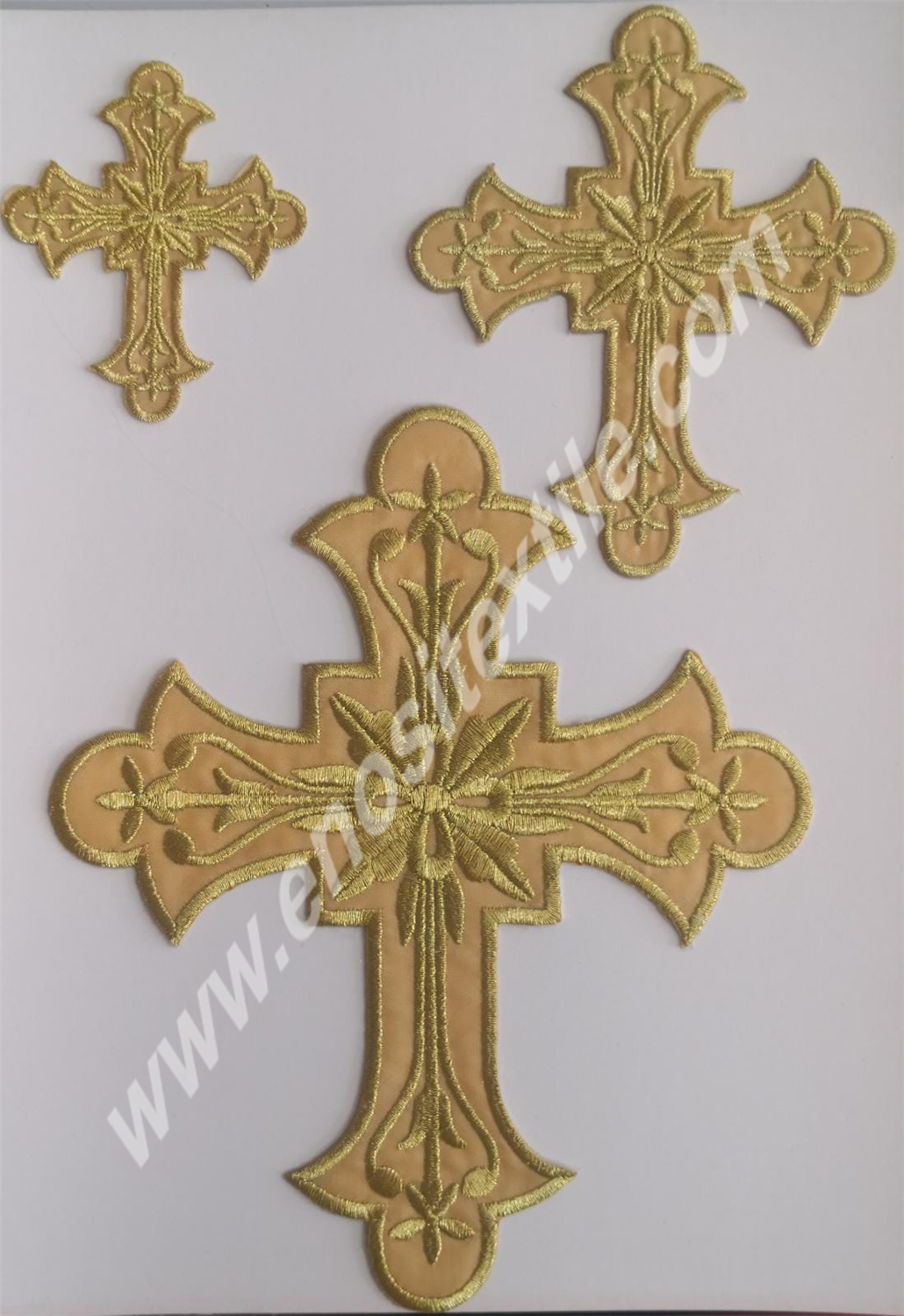 CROSS 3 Yellow-Gold Cross Set